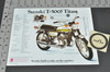 Vintage NOS 1972 Suzuki T500 J Titan T250 J Hustler Brochure Dealer Specs OEM