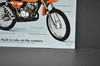 Vintage NOS 1972 Suzuki TS125 J Duster TC125 J Prospector Brochure Dealer Stamp
