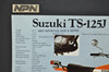 Vintage NOS 1972 Suzuki TS125 J Duster TC125 J Prospector Brochure Dealer Stamp
