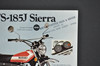 Vintage NOS 1972 Suzuki TS185 J Sierra RV90 J Rover Brochure Dealer Stamp OEM