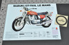 Vintage NOS 1974 Suzuki GT550 L Indy GT750 L LeMans Brochure Dealer Stamp OEM