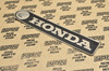 NOS Honda CT90 K1 Left Side Main Cover Emblem Badge Decal 87122-076-020