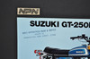 Vintage NOS 1974 Suzuki GT185 L Adventurer GT250 L Hustler Brochure Specs OEM