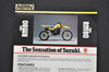 Vintage NOS 1983 Suzuki RM80 Motorcycle Brochure Dealer Spec Sheet OEM