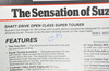 Vintage NOS 1983 Suzuki GS1100 GK Motorcycle Brochure Dealer Stamp Spec Sheet