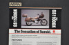 Vintage NOS 1983 Suzuki GS1100 GK Motorcycle Brochure OEM Dealer Spec Sheet