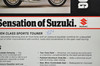 Vintage NOS 1983 Suzuki GS1100 G Motorcycle Brochure Dealer Spec Sheet OEM