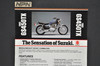 Vintage NOS 1983 Suzuki GS450 TX Motorcycle Brochure Dealer Spec Sheet OEM