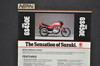 Vintage NOS 1983 Suzuki GS450 E Motorcycle Brochure Dealer Spec Sheet OEM