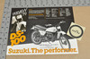 Vintage NOS 1979 Suzuki DS100 DS80 Motorcycle Preview Brochure Dealer Specs