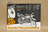 Vintage NOS 1979 Suzuki TS125 TS100 Motorcycle Preview Brochure Dealer Specs