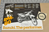 Vintage NOS 1979 Suzuki RM50 RM80 Motorcycle Preview Brochure Dealer Specs