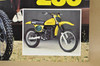 Vintage NOS 1978 1/2 Suzuki RM250 Motorcycle Brochure Motocross Dealer Specs OEM
