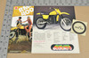 Vintage NOS 1978 Suzuki RM250 RM400 Motorcycle Brochure Motocross Dealer Specs