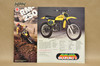 Vintage NOS 1978 Suzuki RM250 RM400 Motorcycle Brochure Motocross Dealer Specs