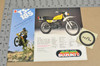 Vintage NOS 1978 Suzuki TS250 TS185 Motorcycle Brochure Motocross Dealer Specs