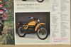 Vintage NOS 1978 Suzuki DS185 DS80 DS100 Brochure OEM Dealer Specs Motocross