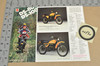 Vintage NOS 1978 Suzuki DS185 DS80 DS100 Brochure OEM Dealer Specs Motocross