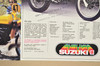 Vintage NOS 1978 Suzuki PE250 PE175 Motorcycle Brochure OEM Dealer Specs
