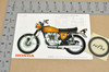 Vintage NOS 1971 Honda CB450 K4 Super Sport 450 Brochure OEM Dealer Specs