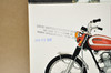 Vintage NOS 1971 Honda CL100 K1 Scrambler 100 Brochure OEM Dealer Specs