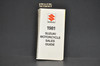 Vintage NOS 1981 Suzuki Motorcycle Sales Guide GS1100 E RM250 RM125 PE400 DR500