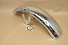 NOS Honda CL350 K4-K5 Chrome Front Fender Splash Mud Guard 61100-345-670 XW