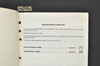 VTG 1988 Yamaha ATV Motorcycle Supersession Inactive Discontinued List Manual