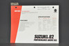 Vintage NOS 1982 Suzuki DR125 Z Motorcycle Brochure Dealer Spec Sheet OEM