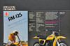 Vintage NOS 1976 Suzuki RM125 Motorcycle Brochure Motocross Specs Dealer Stamp