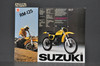 Vintage NOS 1976 Suzuki RM125 Motorcycle Brochure Motocross Dealer Specs OEM