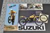 Vintage NOS 1976 Suzuki RM125 Motorcycle Brochure Motocross Dealer Specs OEM