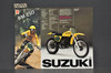 Vintage NOS 1976 Suzuki RM370 RM250 Motorcycle Brochure Motocross Dealer Specs