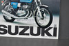 Vintage NOS 1976 Suzuki GT500 Titan GT380 Sebring Brochure Specs Dealer Stamp