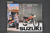 Vintage NOS 1976 Suzuki GT250 Hustler GT185 Adventurer Brochure Dealer Specs