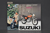 Vintage NOS 1976 Suzuki GT250 Hustler GT185 Adventurer Brochure Dealer Specs