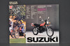 Vintage NOS 1976 Suzuki TS75 Colt Motorcycle Brochure Dealer Specs OEM
