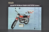 Vintage NOS 1970 Suzuki TS90 Honcho TC90 Blazer Brochure Dealer Specs OEM