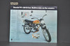 Vintage NOS 1970 TC120 II Cat Suzuki TS250 II Savage Brochure Dealer Stamps OEM