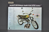 Vintage NOS 1970 T125 II Stinger T250 II Hustler Brochure Dealer Stamps OEM