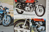 Vintage NOS 1977 Suzuki GS750 Brochure Motorcycle Specs Dealer Stamps OEM