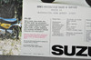 Vintage NOS 1970s Suzuki RV90 RV125 Brochure Motorcycle Dealer Specs OEM