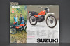 Vintage NOS 1977 Suzuki TS250 TS185 Brochure Motorcycle Dealer Specs OEM