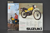 Vintage NOS 1977 Suzuki TS250 TS185 Brochure Motorcycle Dealer Specs OEM