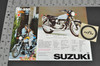 Vintage NOS 1977 Suzuki GT750 GT550 Brochure Motorcycle Dealer Specs OEM