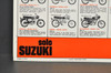 Vintage NOS 1967 Suzuki TC200 Stingray Sales Brochure Motorcycle Dealer OEM