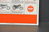 Vintage NOS 1967 Suzuki TC200 Stingray Sales Brochure Motorcycle Dealer OEM