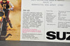 Vintage NOS 1977 Suzuki RM100 RM125 Brochure Motorcycle Specs Dealer Stamps OEM