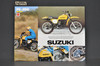 Vintage NOS 1976-77 Suzuki PE250 Brochure Enduro Motorcycle Specs Dealer Stamps