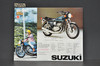 Vintage NOS 1976 Suzuki GT500 GT380 Brochure Motorcycle Specs Dealer Stamps OEM